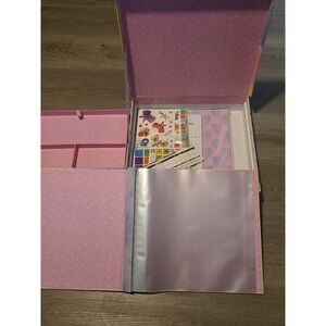 Kathy Davis WATERCOLORS Craft Scrapbook Photo Album‎ Organizer Box Stickers NEW